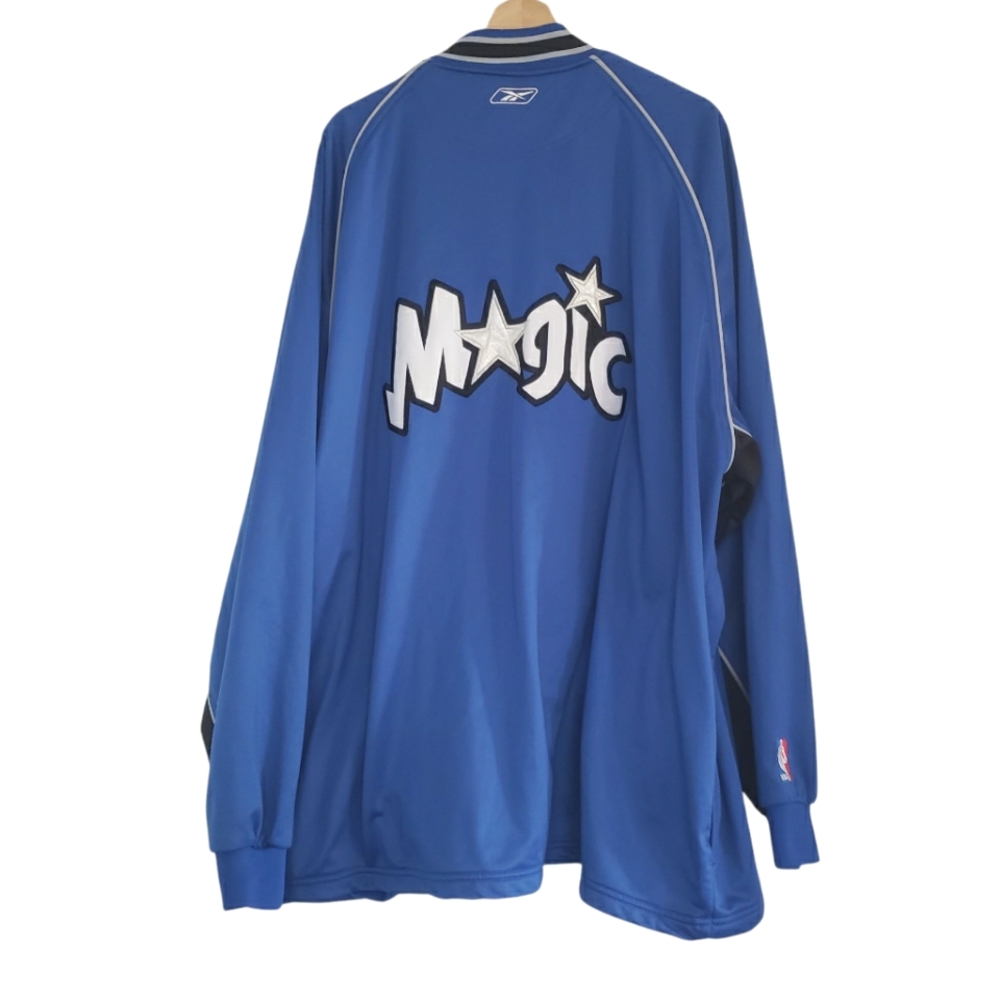 Reebok Warm Up Jacket Orlando Magic NBA Basketball Team Apparel Zip Up Size 4XL